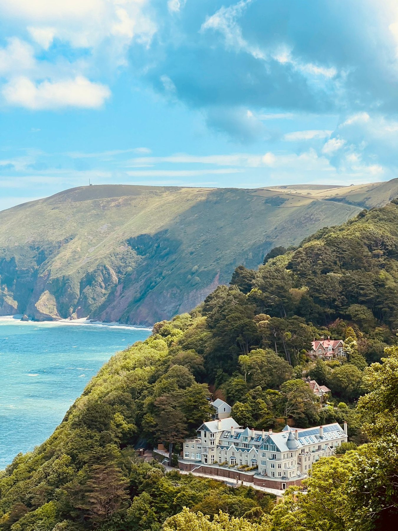 Tors Park estate set within the woodland of Exmoor National Park, North Devon coast
